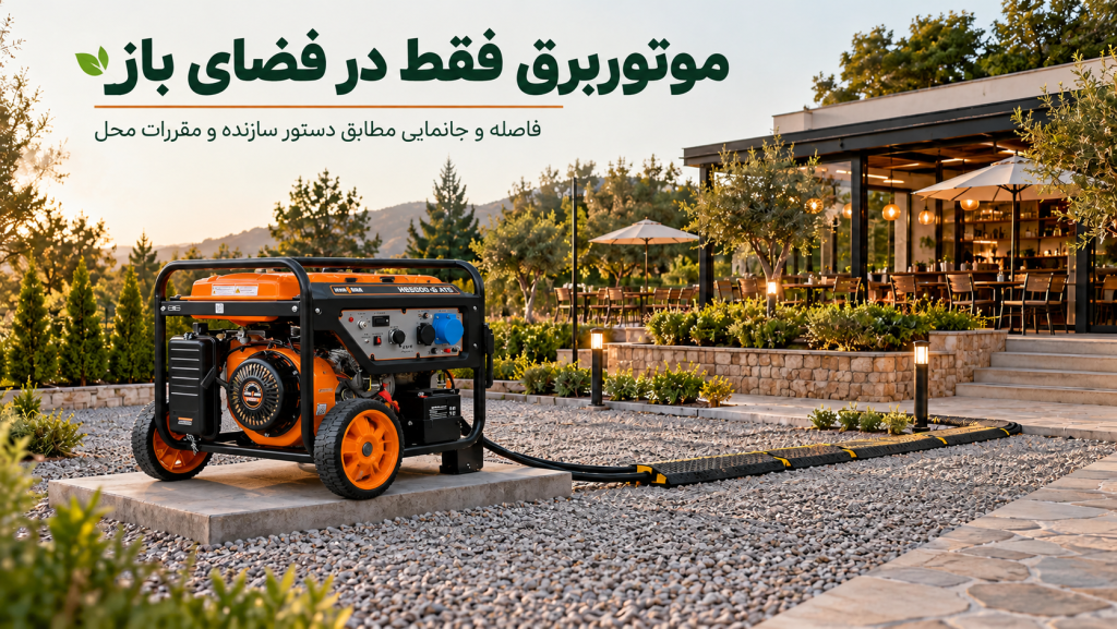 موتوربرق در فضای باز